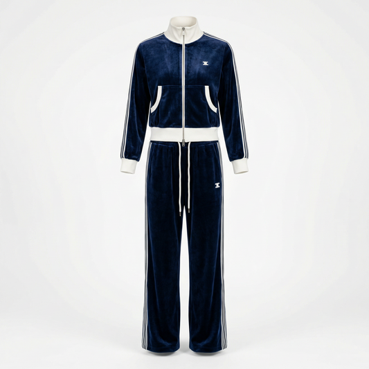 CELINE - Ensemble de Survêtement en Velours