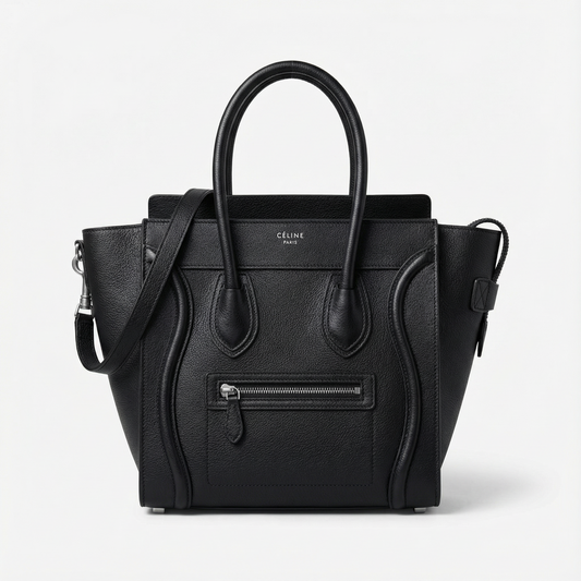 CELINE - Sac Luggage Micro (Cuir Grainé Noir)
