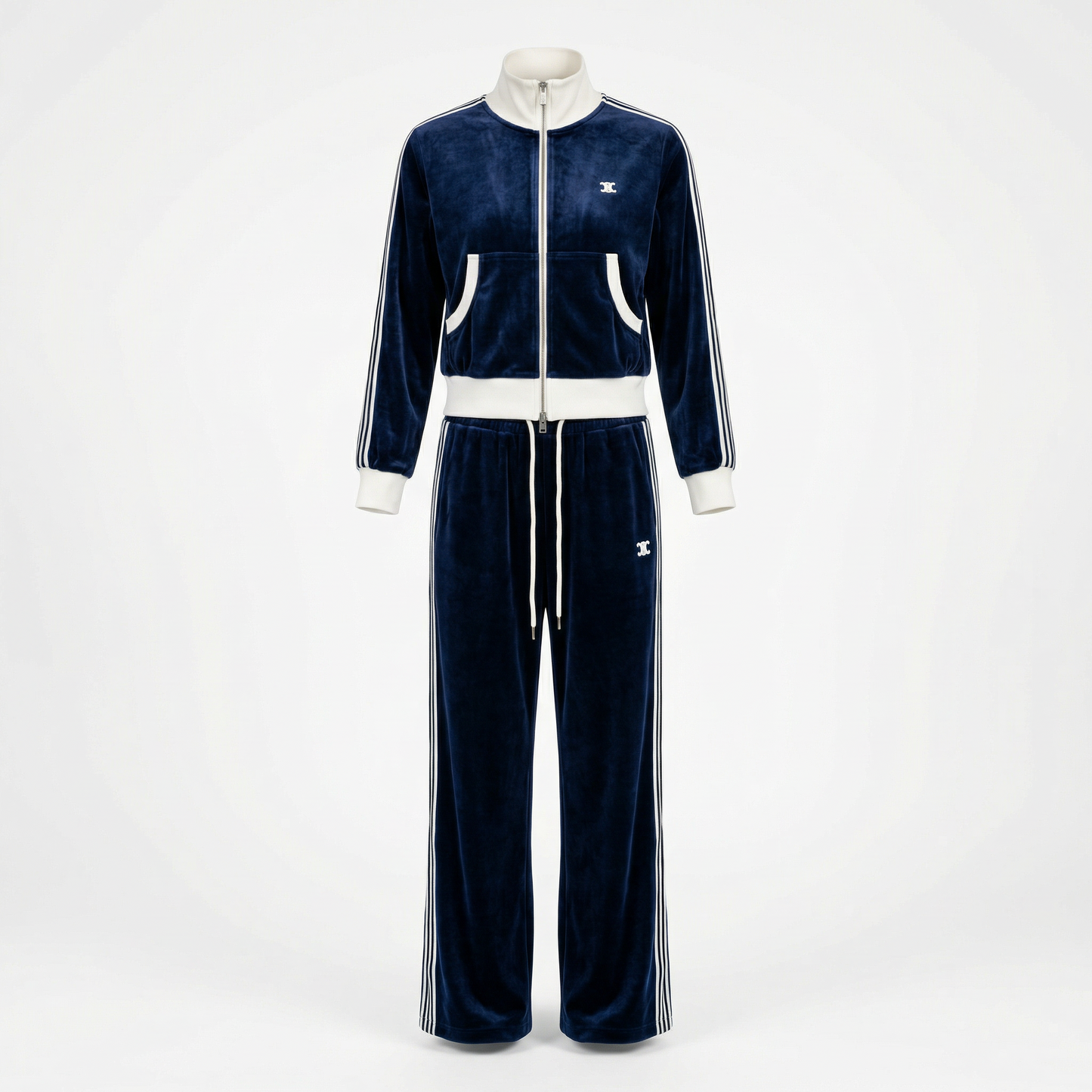 CELINE - Ensemble de Survêtement en Velours